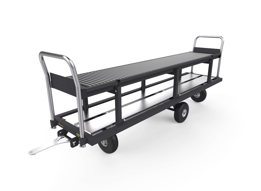 Bo Cart harvest trolley with rubber air tires
