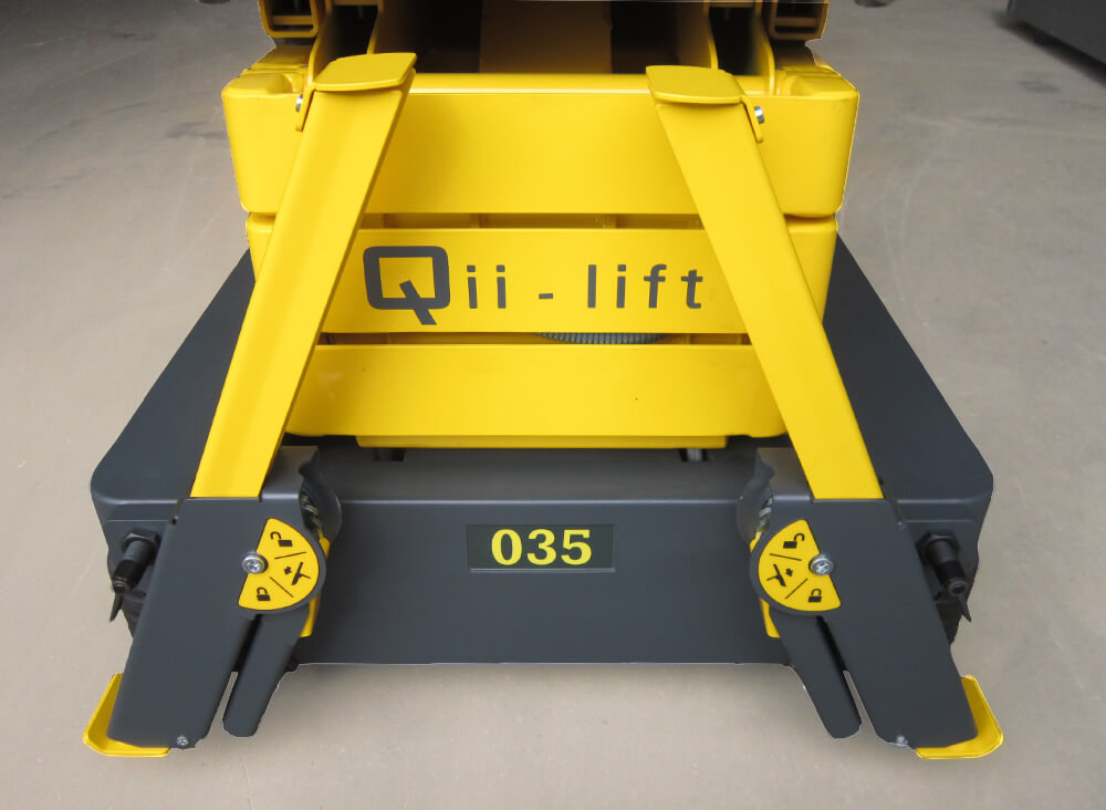 Qii-Lift tube rail cart